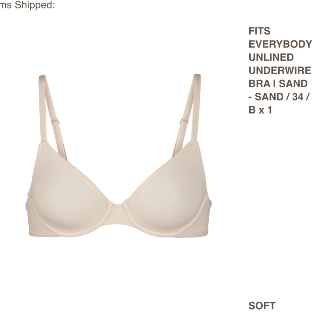 Skims Fits Everybody Unlined Underwire Bra